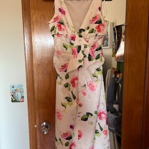 Eliza j floral midi dress